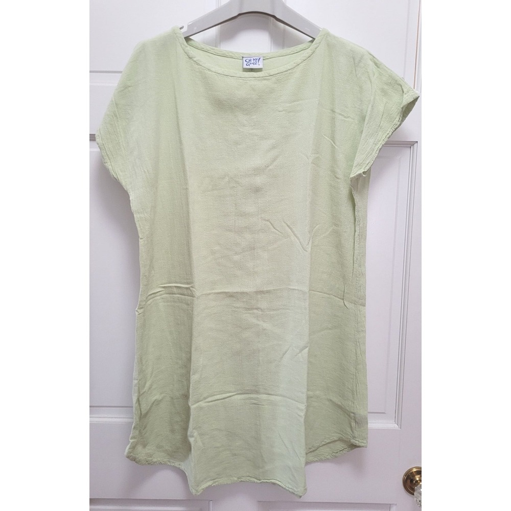 Oh My Gauze Women's Shift Dress - Lime Green - Size 2‎ (L/XL - US 12/14))